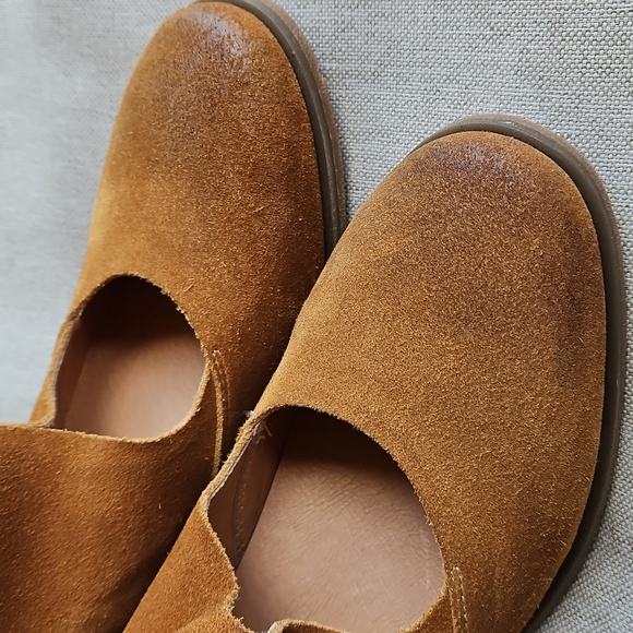 Antelope N47 Cage Suede Heel Cut Out Booties Boots In Cognac Brown, EU40, 9-9.5 - Picture 5 of 13